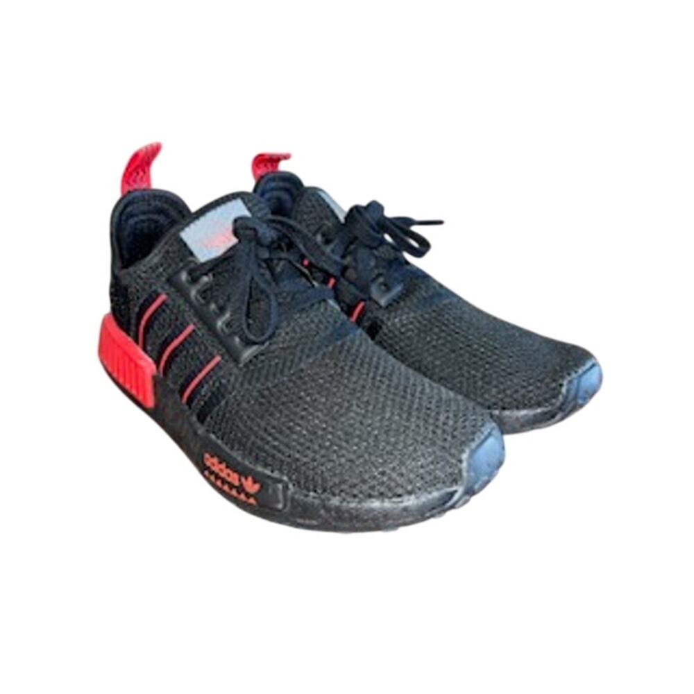 Adidas Men’s sz 8.5 Sneakers NMD-R1 Black/Red GV8422 NWOB